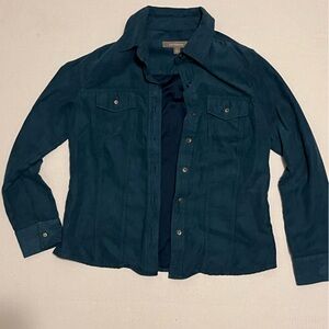 Croft & Barrow Soft Button Down Blouse